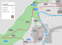Streckenplan 10 km Gänslauf