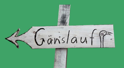Gänslaufschild